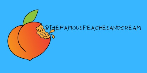 Header of thefamouspeachesandcream